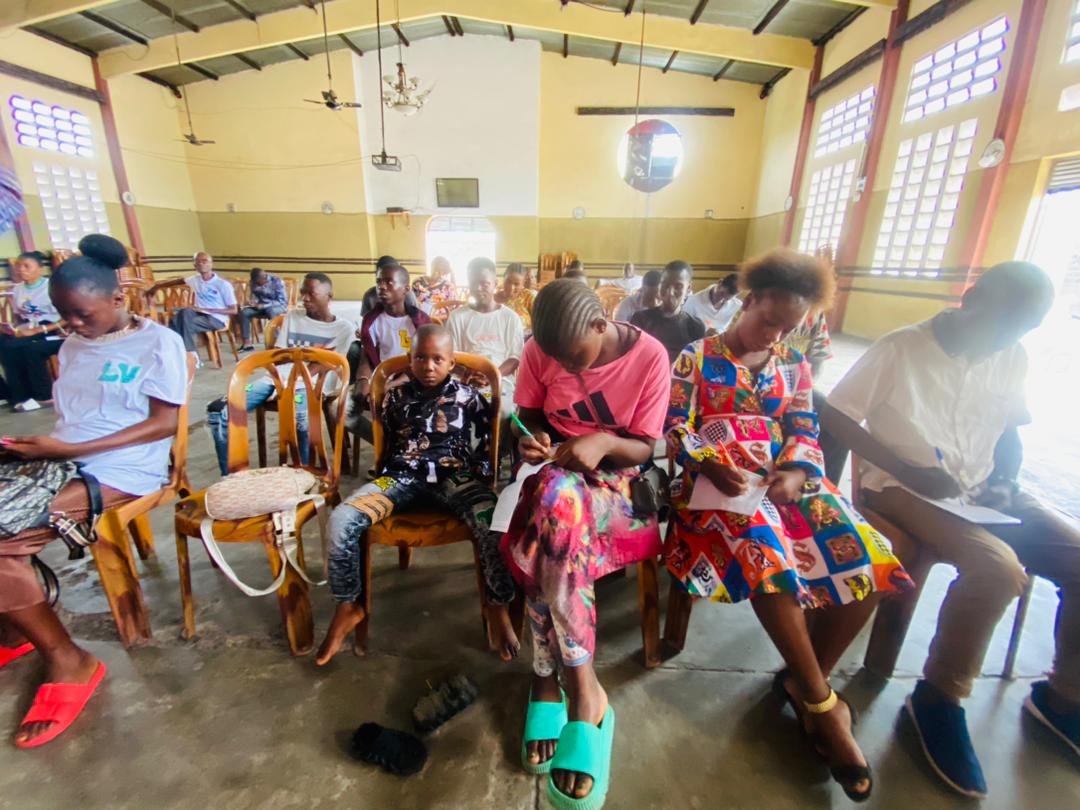 Session de sensibilisation et coaching de la jeunesse de Kimbaseke sur